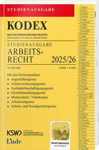 KODEX Studienausgabe Arbeitsrecht 2025/26