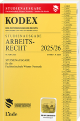 KODEX Studienausgabe Arbeitsrecht FH Wr. Neustadt 2025/26 - Doralt, Werner