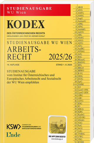 KODEX Studienausgabe Arbeitsrecht WU 2025/26