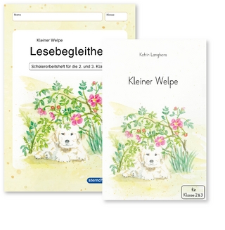 Kleiner Welpe - Klassenlektüre und Lesebegleitheft im Set