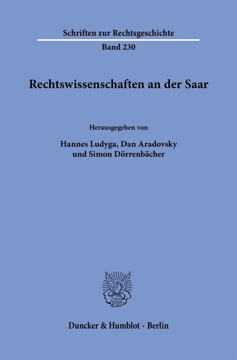 Rechtswissenschaften an der Saar - 