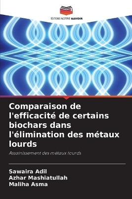 Comparaison de l'efficacit&eacute; de certains biochars dans l'&eacute;limination des m&eacute;taux lourds - Sawaira Adil, Azhar Mashiatullah, Maliha Asma