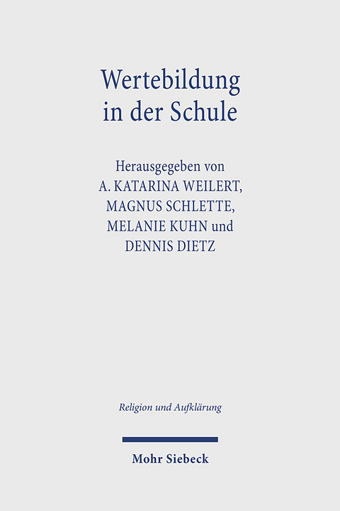 Wertebildung in der Schule - 