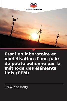 Essai en laboratoire et mod&eacute;lisation d'une pale de petite &eacute;olienne par la m&eacute;thode des &eacute;l&eacute;ments finis (FEM) - St&eacute;phane Belly