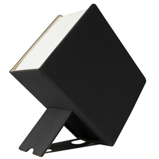 AdvoSKIN Premium Einband Gr. L (Sartorius) in Onyx-Schwarz mit ausklappbarer Buchstütze & Geschenkverpackung