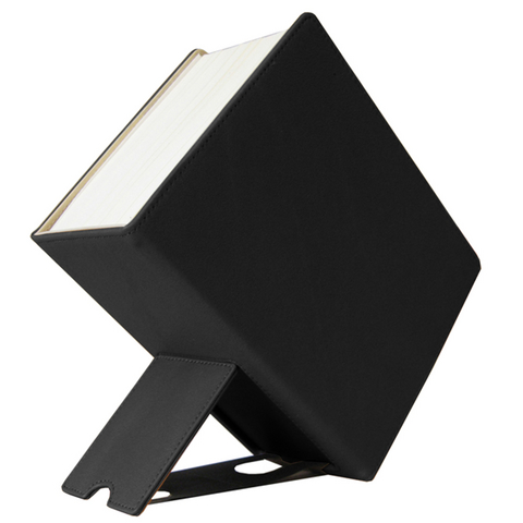 AdvoSKIN Premium Einband Gr. L (Sartorius) in Onyx-Schwarz mit ausklappbarer Buchst&uuml;tze & Geschenkverpackung