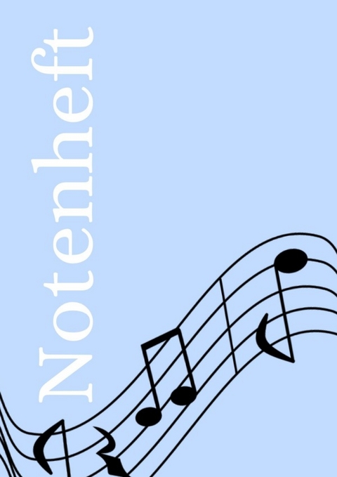 Notenheft: DIN A4 Notenlinienheft | 30 Seiten mit 12 Notenzeilen / Systeme pro Blatt | Papier 90g/m&sup2; | Musikheft mit Notenlinien - Jakob Welik