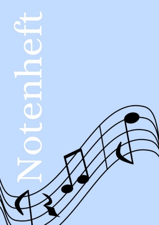 Notenheft: DIN A4 Notenlinienheft | 60 Seiten mit 12 Notenzeilen / Systeme pro Blatt | Papier 90g/m² | Musikheft mit Notenlinien