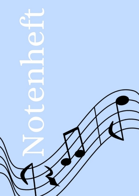 Notenheft: DIN A4 Notenlinienheft | 30 Seiten mit 12 Notenzeilen / Systeme pro Blatt | Papier 90g/m&sup2; | Musikheft mit Notenlinien - Jakob Welik