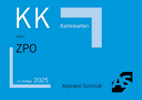 Karteikarten ZPO - Claudia Haack