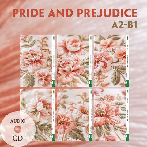 Pride and Prejudice A2-B1 (6 Hardcover + Audio-CDs) - Jane Austen
