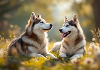 Husky, Hunde Kalender 2026 – Individueller Planer für Ihre Notizen und Ideen