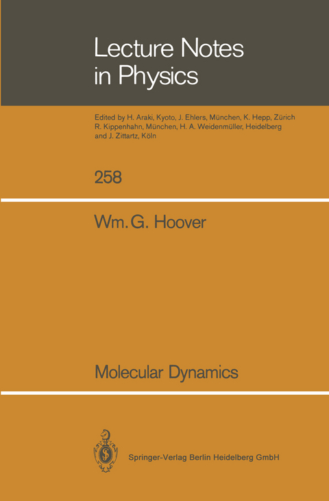 Molecular Dynamics - William G. Hoover