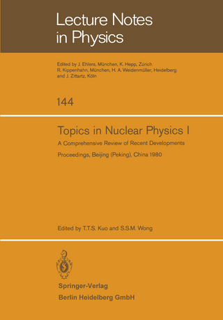 Topics in Nuclear Physics I