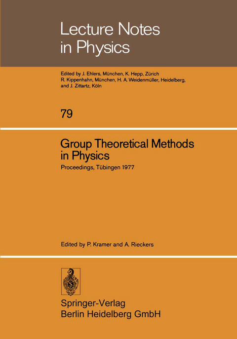 Group Theoretical Methods in Physics - 
