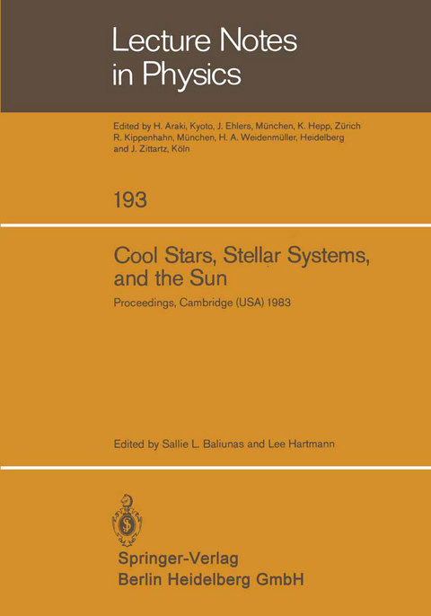 Cool Stars, Stellar Systems, and the Sun - 