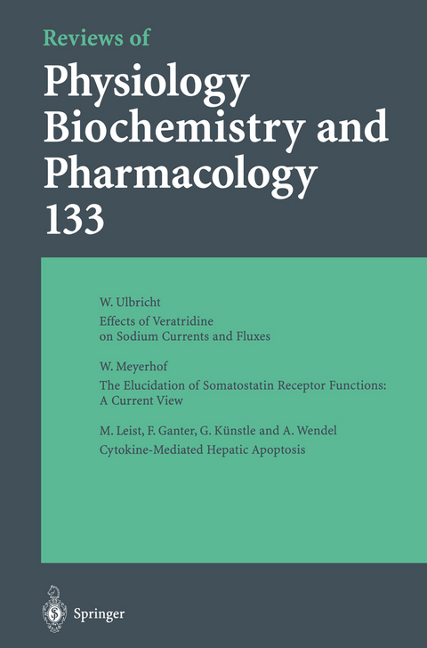 Reviews of Physiology, Biochemistry and Pharmacology - M. P. Blaustein, R. Greger, H. Grunicke, R. Jahn, W. J. Lederer, L. M. Mendell, A. Miyajima, D. Pette, G. Schultz, M. Schweiger, E. Habermann