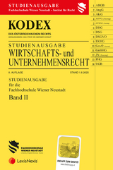 KODEX Wirtschafts- und Unternehmensrecht Band II (FH Wr. Neustadt) 2025 - Doralt, Werner