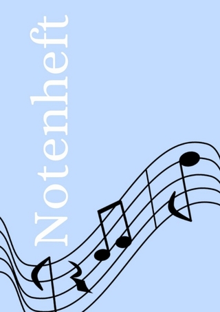 Notenheft: DIN A4 Notenlinienheft | 100 Seiten mit 12 Notenzeilen / Systeme pro Blatt | Papier 90g/m² | Musikheft mit Notenlinien
