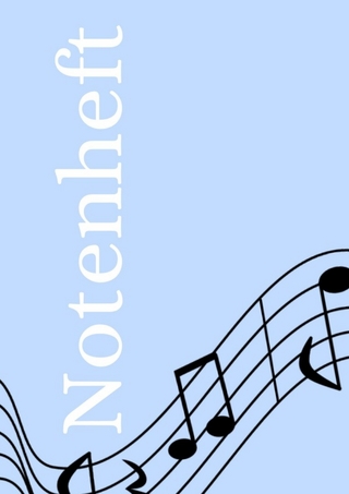 Notenheft: DIN A4 Notenlinienheft | 300 Seiten mit 12 Notenzeilen / Systeme pro Blatt | Papier 90g/m² | Musikheft mit Notenlinien