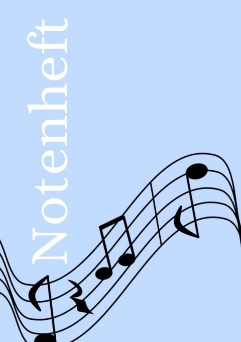 Notenheft: DIN A4 Notenlinienheft | 100 Seiten mit 12 Notenzeilen / Systeme pro Blatt | Papier 90g/m&sup2; | Musikheft mit Notenlinien - Jakob Welik