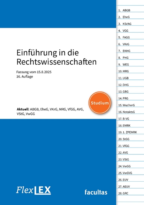 FlexLex Einf&uuml;hrung in die Rechtswissenschaften │ Studium - 