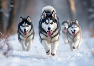 Husky, Hunde Kalender 2026 – Individueller Planer für Ihre Notizen und Ideen