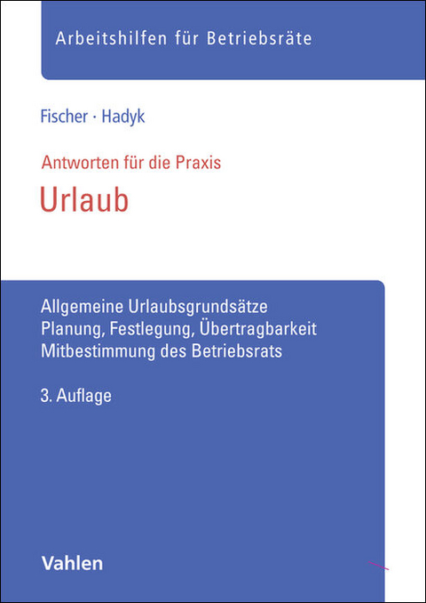Urlaub - Simon A. Fischer, Marc Hadyk