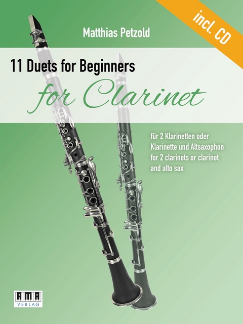 11 Duets for Beginners for Clarinet - Matthias Petzold