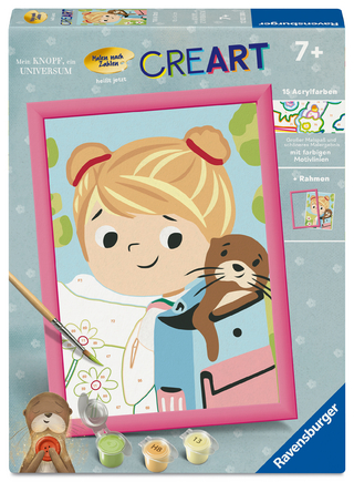 Ravensburger CreArt - Tilli & Otti - Malen nach Zahlen für Kinder ab 7 Jahren vom Kinderbuch 