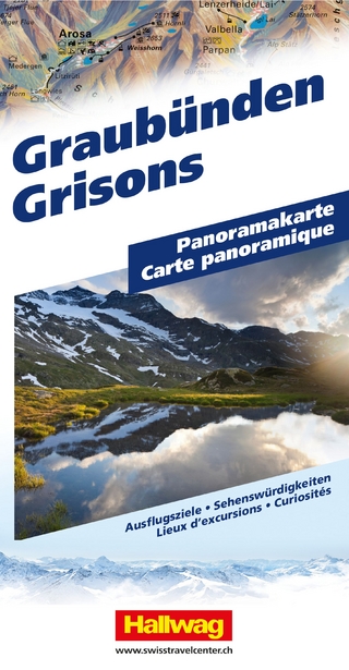 Hallwag Panoramakarte Graubünden