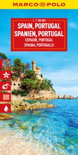 MARCO POLO Reisekarte Spanien, Portugal 1:1 Mio. - 