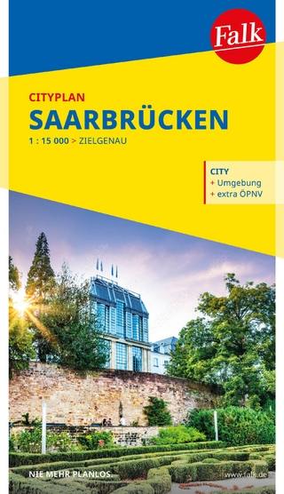 Falk Cityplan Saarbrücken 1:15.000