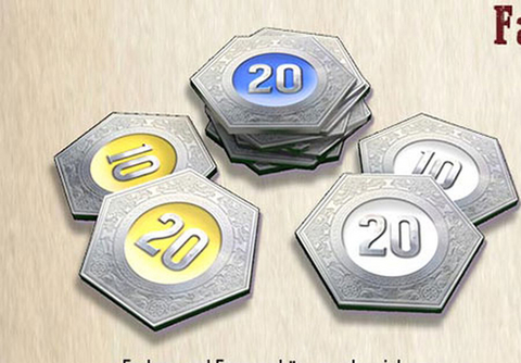 Western Legends (2. Edition) - Faro Gebotsmarker aus Metall