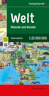 Weltkarte für Kinder, 1:22.000.000, gefaltet, freytag & berndt - 