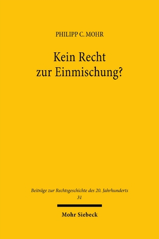 Kein Recht zur Einmischung?