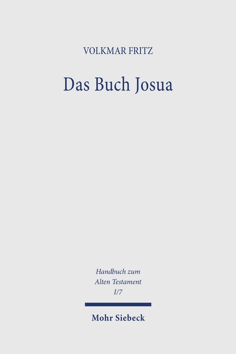 Das Buch Josua - Volkmar Fritz