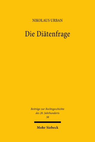 Die Diätenfrage