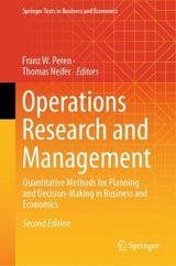 Operations Research and Management - Peren, Franz W.; Neifer, Thomas