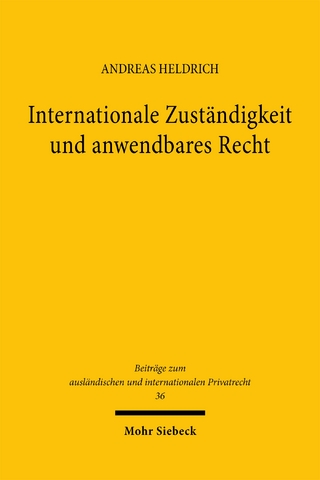 Internationale Zuständigkeit und anwendbares Recht