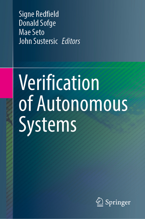Verification of Autonomous Systems - 