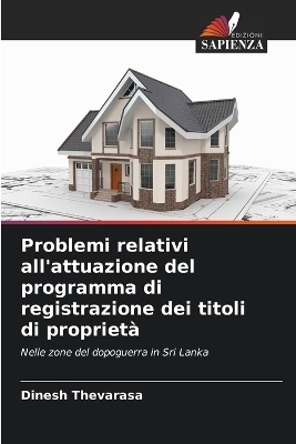 Problemi relativi all'attuazione del programma di registrazione dei titoli di proprietà