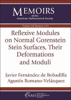 Reflexive Modules on Normal Gorenstein Stein Surfaces, Their Deformations and Moduli