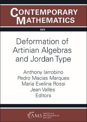 Deformation of Artinian Algebras and Jordan Type