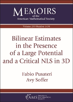 Bilinear Estimates in the Presence of a Large Potential and a Critical NLS in 3D