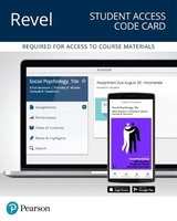 Revel Access Code for Social Psychology - Aronson, Elliot; Wilson, Timothy; Sommers, Samuel
