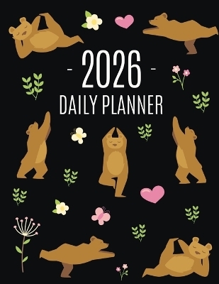 Yoga Bear Planner 2026 - Happy Oak Tree Press
