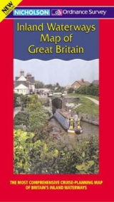 Nicholson Inland Waterways Map of Great Britain - 