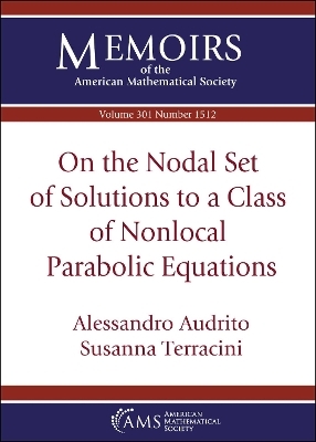 On the Nodal Set of Solutions to a Class of Nonlocal Parabolic Equations