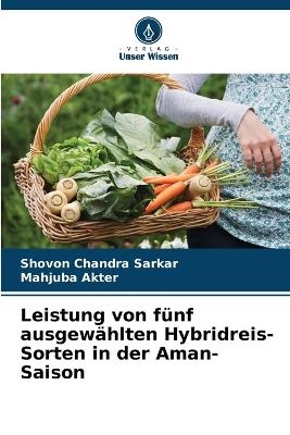 Leistung von fünf ausgewählten Hybridreis-Sorten in der Aman-Saison
